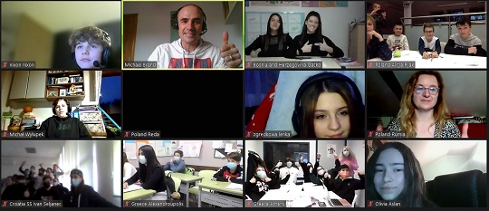 slika zaslona tijekom virtualnog sata
